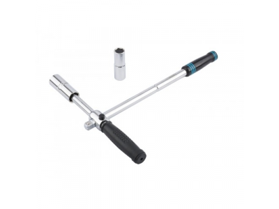 Ключ-крест баллонный, складной с изменяющимся рычагом,17mm, 19mm, 21mm, 23mm, CrV, хромир.//Gross