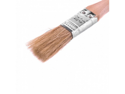 Кисть плоская "Стандарт" 3/4, натуральная щетина, деревянная ручка Mtx