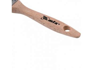 Кисть плоская Platinum 1, искусственная щетина, деревянная ручка Mtx