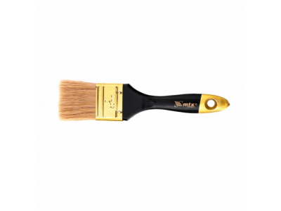 Кисть плоская "Профи" 2", натуральная щетина, деревянная ручка Mtx