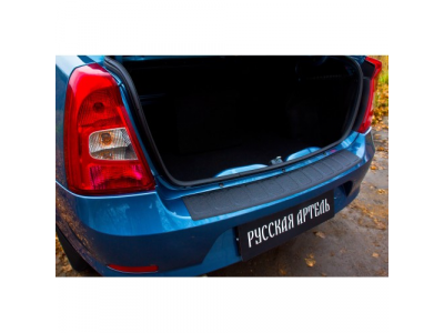 Накладка на задний бампер для Renault Logan 2010-2013