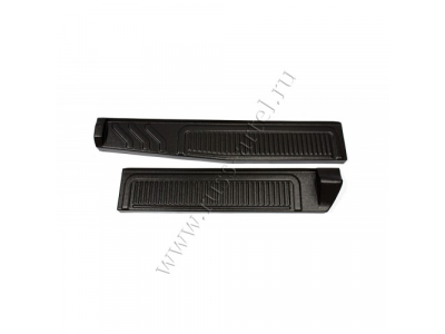 Накладка на металлический порог (задн.правая)-1шт для Toyota Hilux 2011-2013; 2013-2015