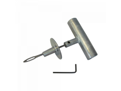 Игла открытая с ограничителем и металлической ручкой