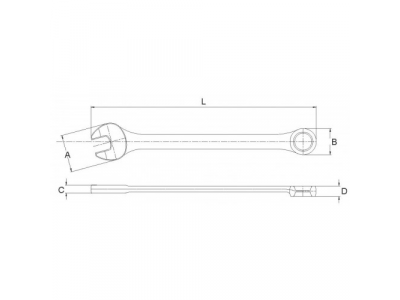 Ключ комбинированный 43мм