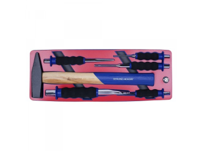 Набор ударно-режущего инструмента, ложемент, 6 предметов, МАСТАК