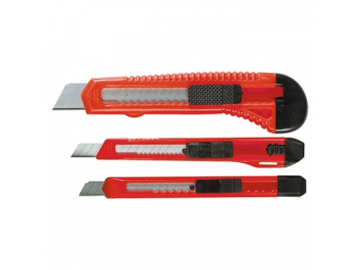 Набор ножей, выдвижные лезвия, 9-9-18 мм, 3 шт.// MATRIX