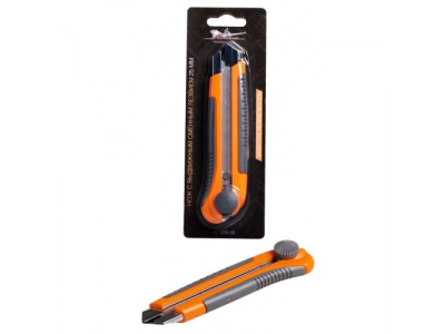 Нож с выдвижным сменным лезвием 25мм AIRLINE