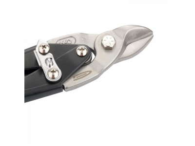 Ножницы по металлу "PIRANHA",230мм,прямой усил.рез (BULLDOG),сталь-СrMo,двухкомп.рук-ки //GROSS