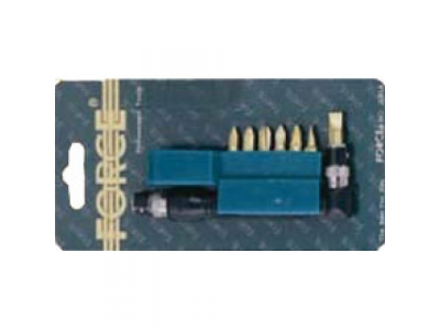 2081A 1/4" Г-обр. компл. бит крест.+шлиц. с отверткой 8пр.