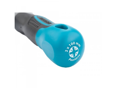 Отвертка PZ2 x 100 мм, S2, трехкомпонентная ручка//GROSS