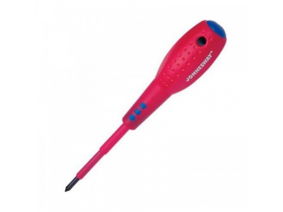 Отвертка крестовая диэлектрическая PH 1х80мм Jonnesway