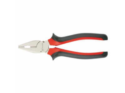 Плоскогубцы NICKEL, 200 мм, никелированные, двухкомпонентные рукоятки// MATRIX