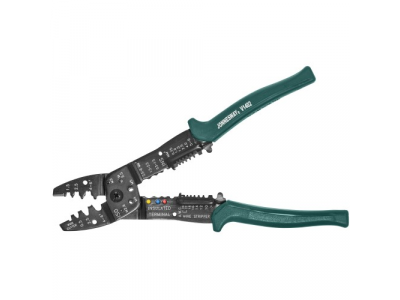 Обжиматель контактов профессиональный 8 в 1, V1402 JONNESWAY