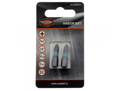 биты PZ2 25мм