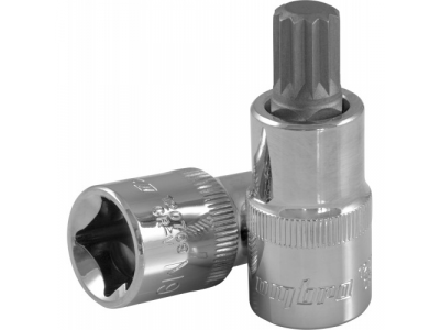 Насадка торцевая 1/2"DR с вставкой SPLINE M14, Ombra 120714