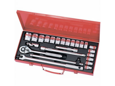 Набор шоферский с квадратом 1/2", 24 предм.// MATRIX MASTER