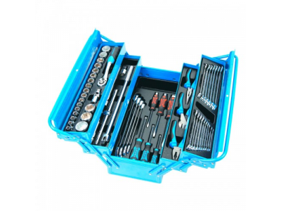 Набор инструмента в металлическом ящике 57пр