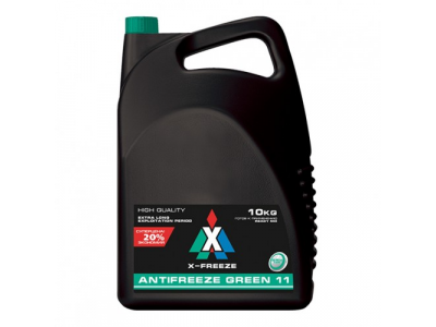 Профессиональный антифриз X-Freeze Green 10кг