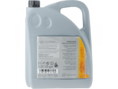 MERCEDES 10W-40 (5л) Моторное масло 228.51
