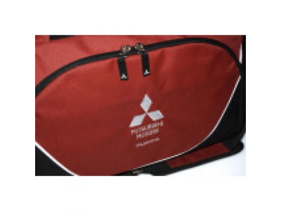 Спортивная сумка Mitsubishi Sports Bag, Black-Red, артикул RU000017