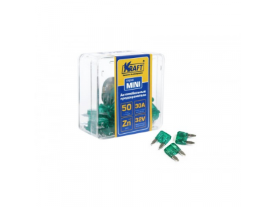 Набор предохранителей 30А (MINI 50шт) пласт.кор.